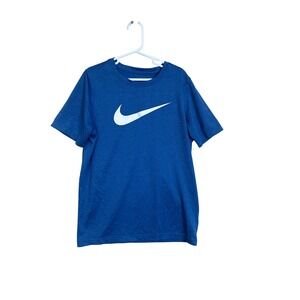 Nike The Nike‎ Tee Boys Large L Blue Dri-FIT Athletic T-Shirt